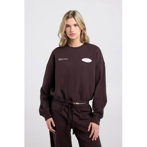 America Today sweater donkerbruin afbeelding