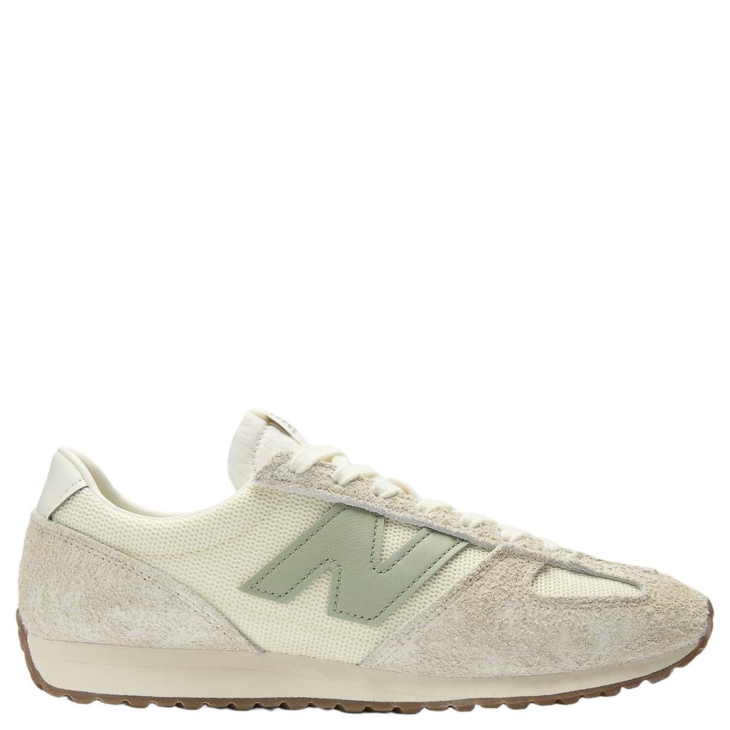 Ecru en lichtgroene unisex New Balance 471 sneakers van mesh-suède/voering: mesh/voetbed: eva met veters
