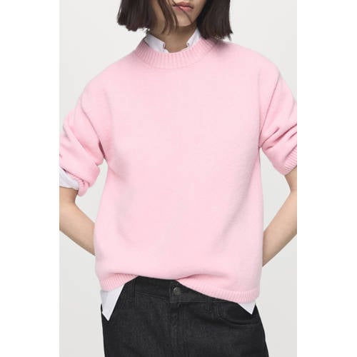 Mango gebreide trui roze afbeelding