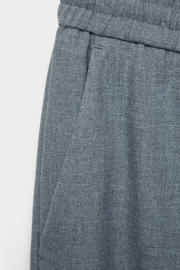 thumbnail: Mango straight regular waist casual broek grijs