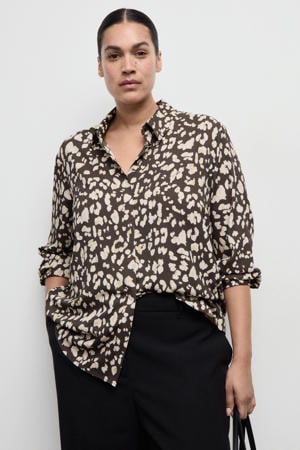 blouse donkerbruin