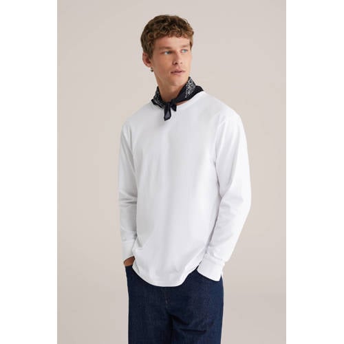 WE Fashion longsleeve wit afbeelding