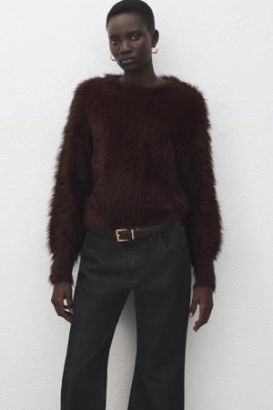sweater roodbruin