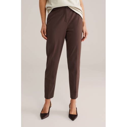 WE Fashion tapered regular waist chino afbeelding