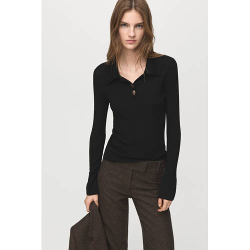 Mango pullover zwart afbeelding