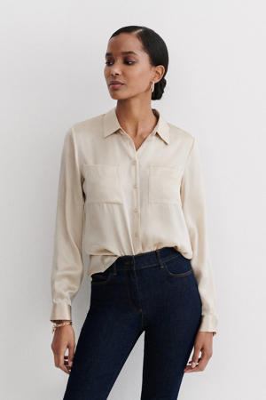 zijden blouse