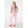 MS Mode slim regular waist broek lichtroze