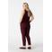 MS Mode slim regular waist broek donkerrood