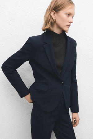 getailleerde blazer marineblauw