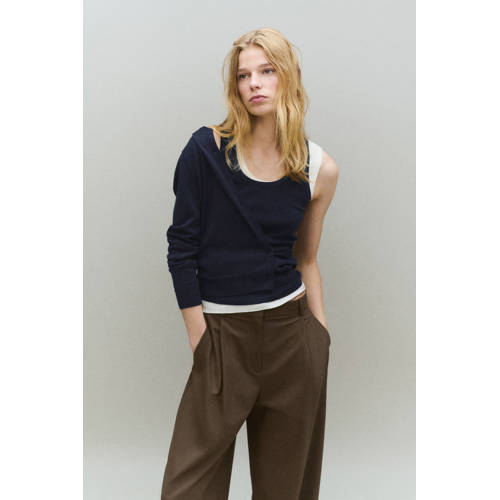 Mango top marineblauw afbeelding