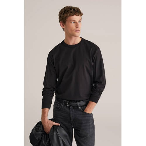 WE Fashion longsleeve zwart afbeelding