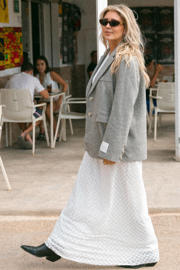 thumbnail: Bolina Island x Florine Hofstee oversized blazer met wol grijs