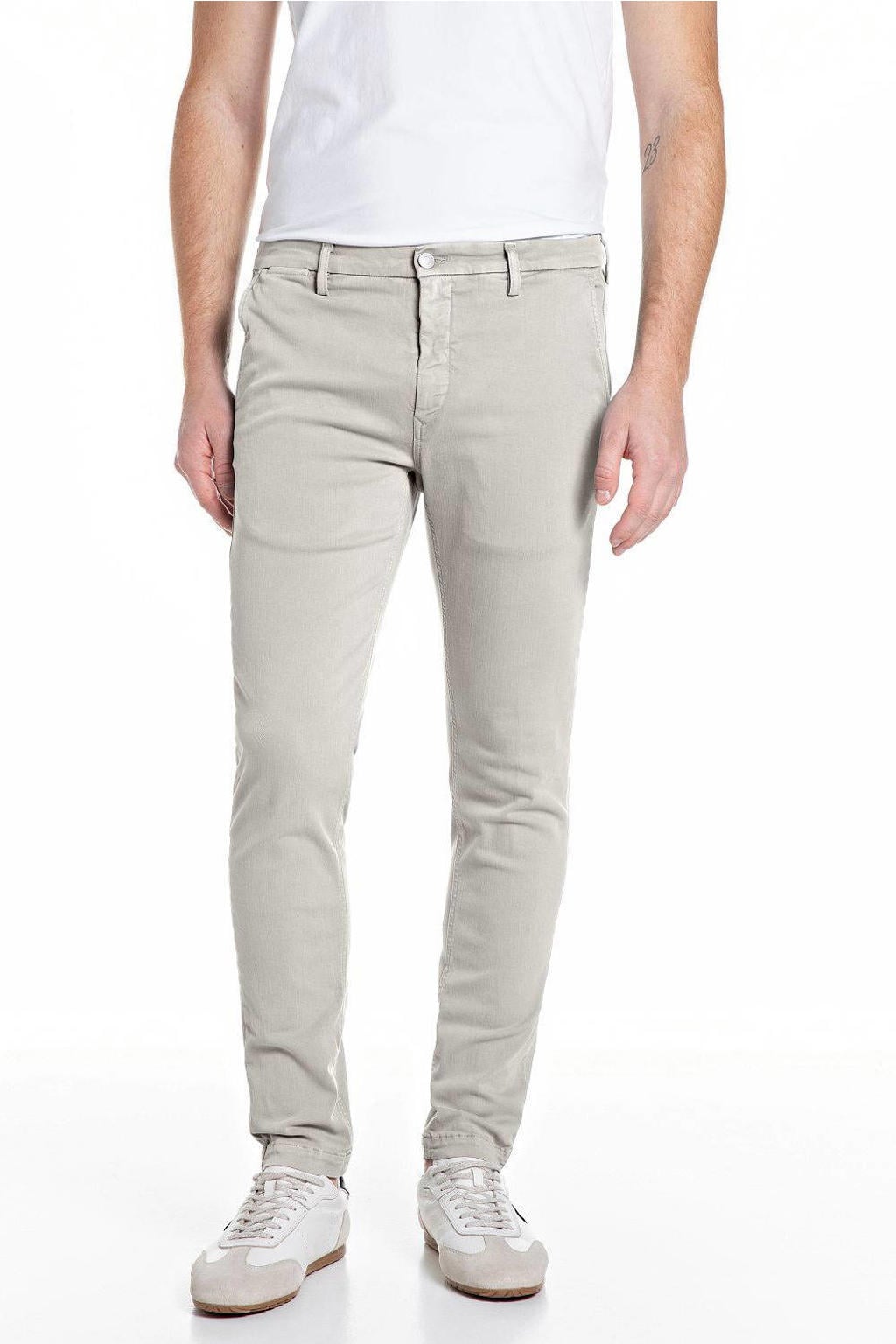 REPLAY ZEUMAR slim chino zand