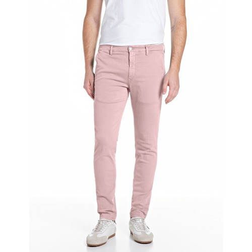 REPLAY ZEUMAR slim chino roze afbeelding