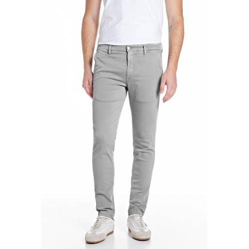 REPLAY ZEUMAR slim chino grijs afbeelding