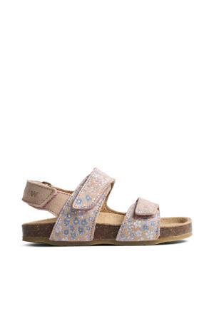 suède sandalen lichtroze