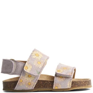 suède sandalen lila