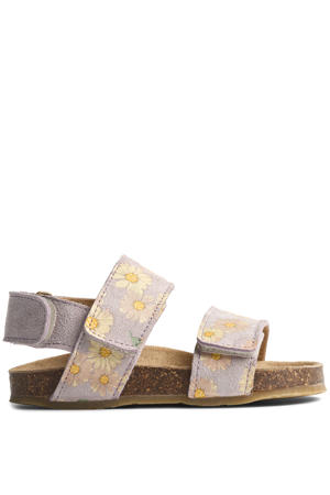 suède sandalen lila