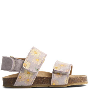suède sandalen lila