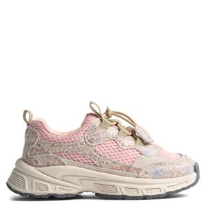 suède sneakers roze