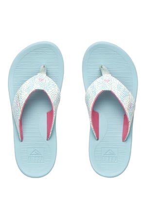 kids Santa Ana slippers blauw/wit