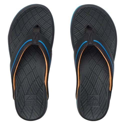 Reef teenslippers zwart – Zwart/blauw
