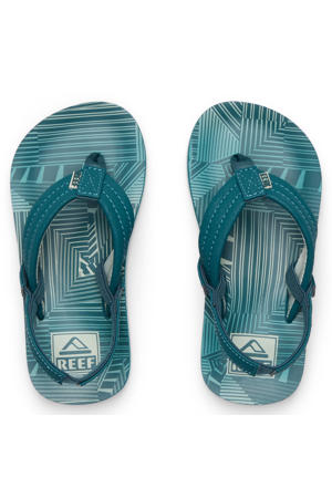 Little Ahi slippers petrol