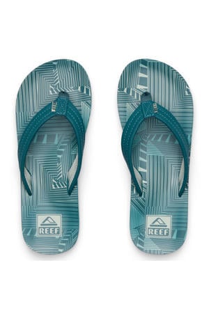 Kids Ahi slippers petrol
