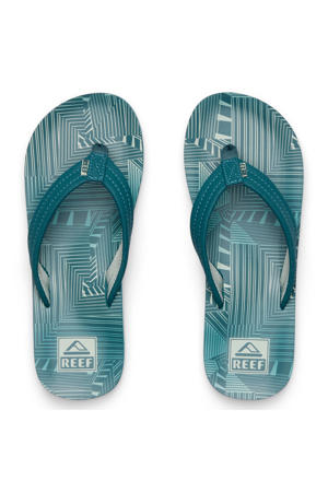 Kids Ahi slippers petrol