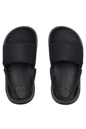 slippers met hielbandje zwart