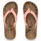Reef Kids Ahi slippers panterprint/roze