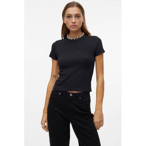 VERO MODA jersey T-shirt zwart afbeelding
