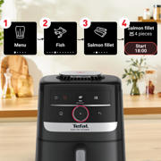 thumbnail: Tefal  Easy Fry Smart & Silence EY5728 5L stille air fryer