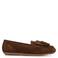 Poelman Taya suède mocassins bruin