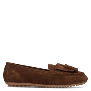 Taya suède mocassins bruin