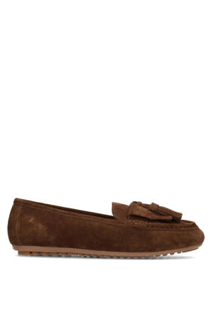 Taya suède mocassins bruin