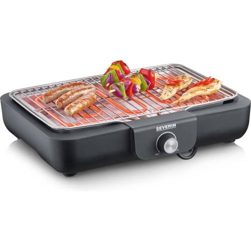 Wehkamp Severin Electrische Tafel BBQ Grill grillrooster - PG 8554 aanbieding