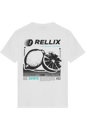T-shirt met backprint wit