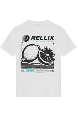 T-shirt met backprint wit