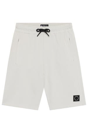 regular waist sweatshort lichtgrijs