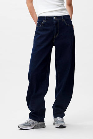 barrel jeans dark blue denim