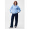 Catwalk Junkie blouse met krijtstreep blauw