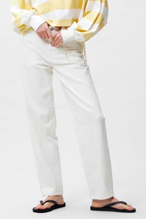 barrel jeans wit