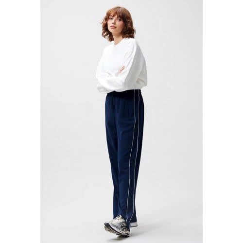 Catwalk Junkie wide leg regular waist broek blauw afbeelding