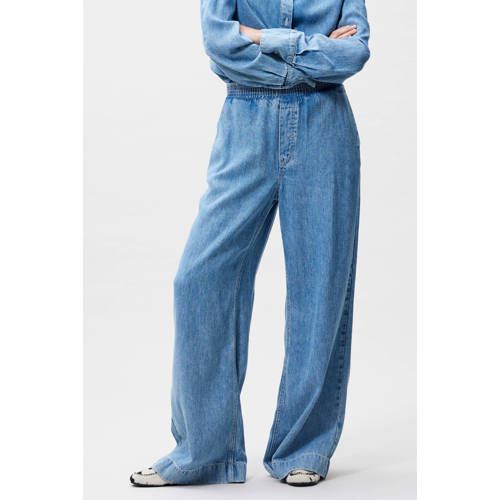 Catwalk Junkie denim wide leg high waist broek afbeelding