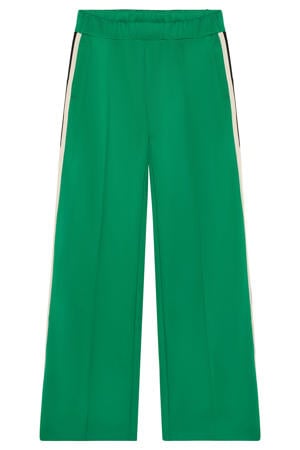 wide leg casual broek groen