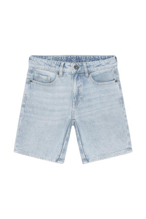 denim loose short light blue denim