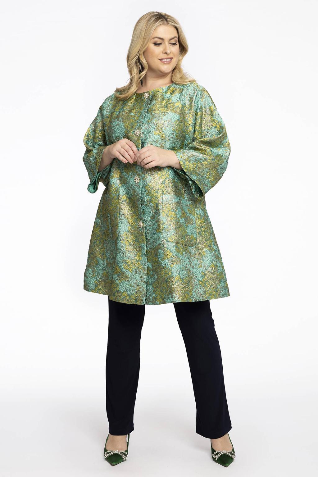 YOEK jas Plus Size - groen