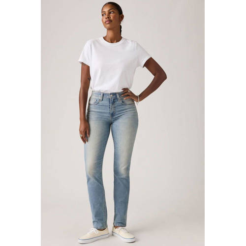 Levi's 724 high waist straight leg jeans afbeelding