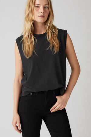 721 high waist skinny jeans black denim